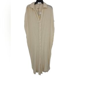 New Elam Button Down Kimono One Size